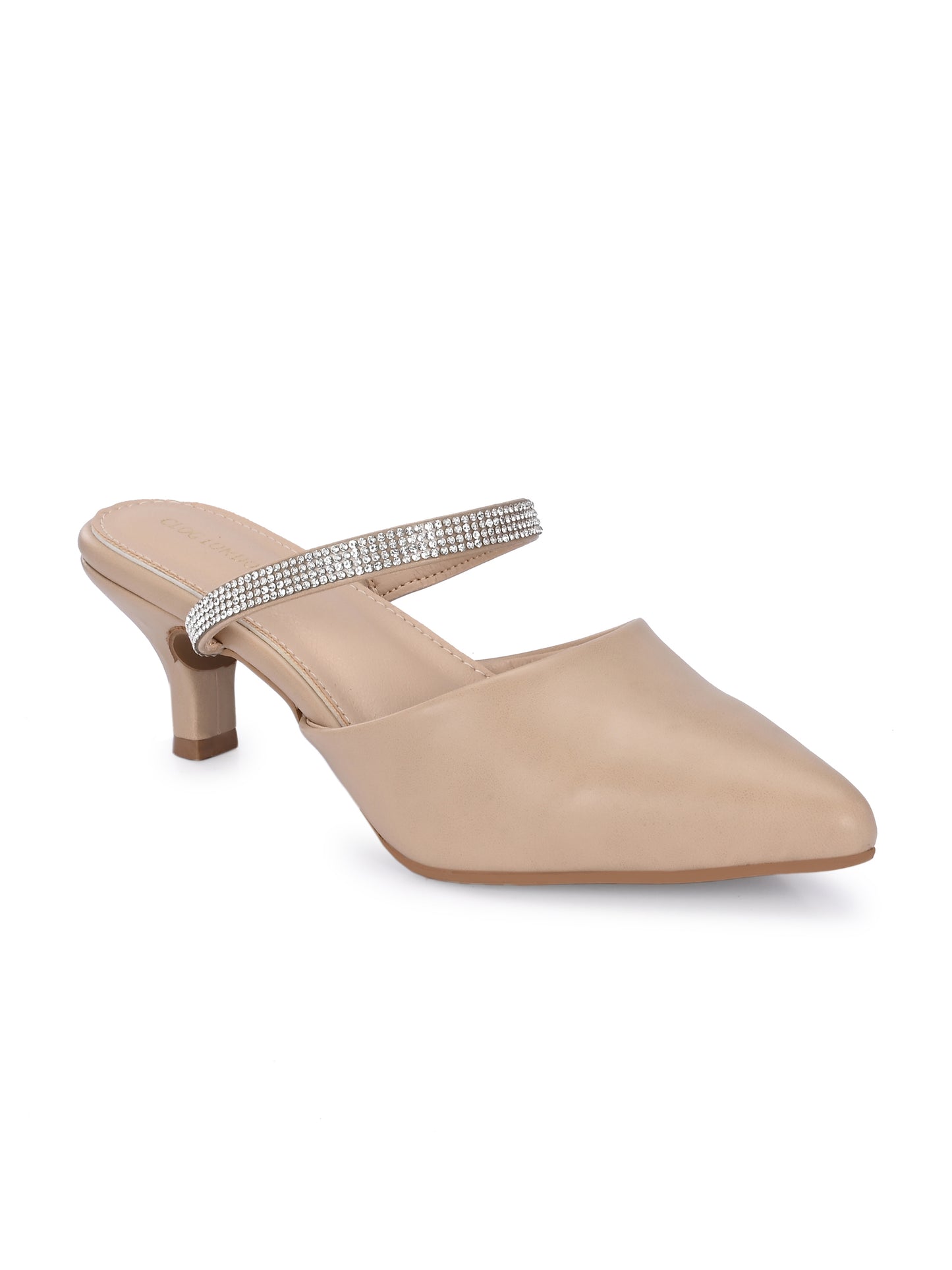 Women Black Block Pumps Heeled Sandals