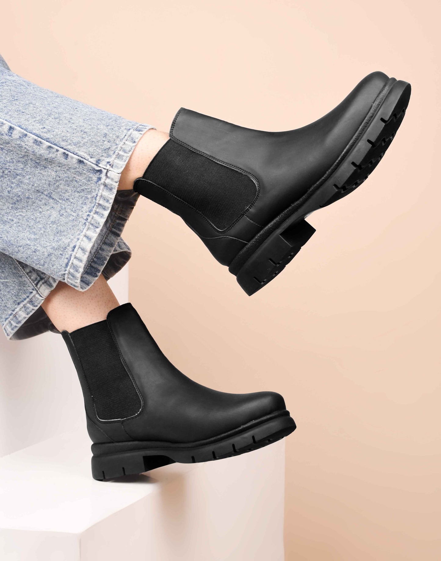 Women Green Casual Boots