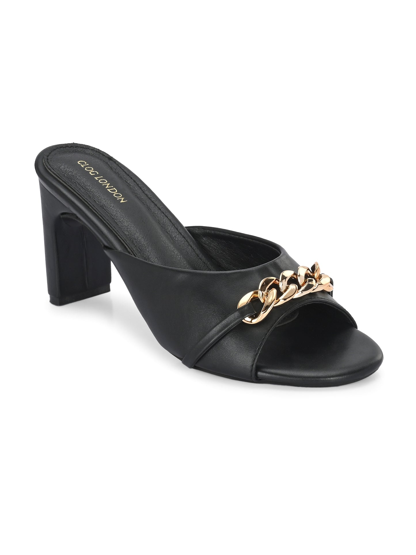 Women Beige Open Toe Block Heels