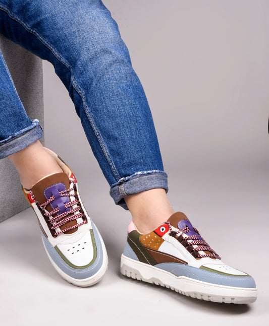 Men's Multi-Color Sneakers Shoes