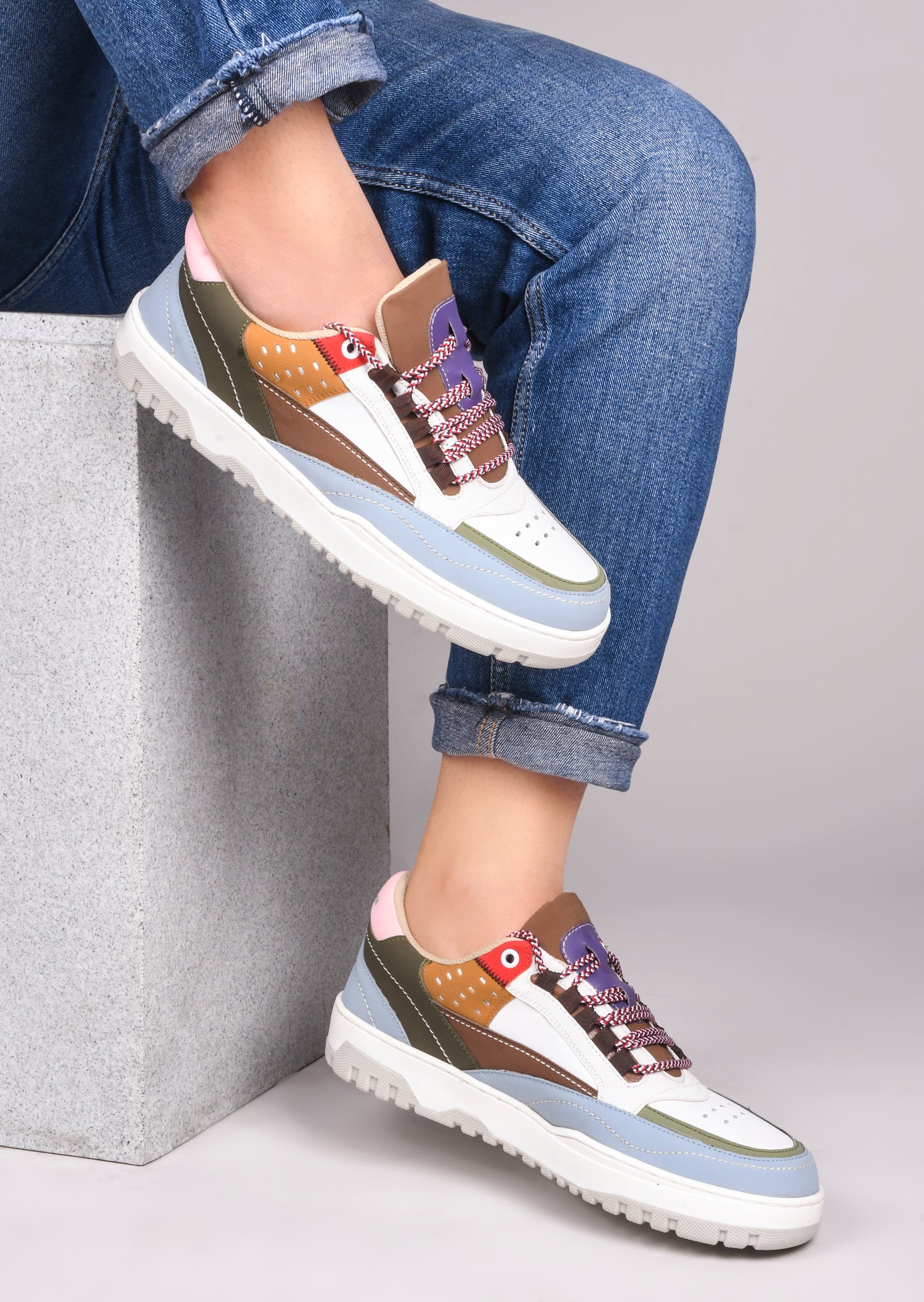 Men's Multi-Color Sneakers Shoes