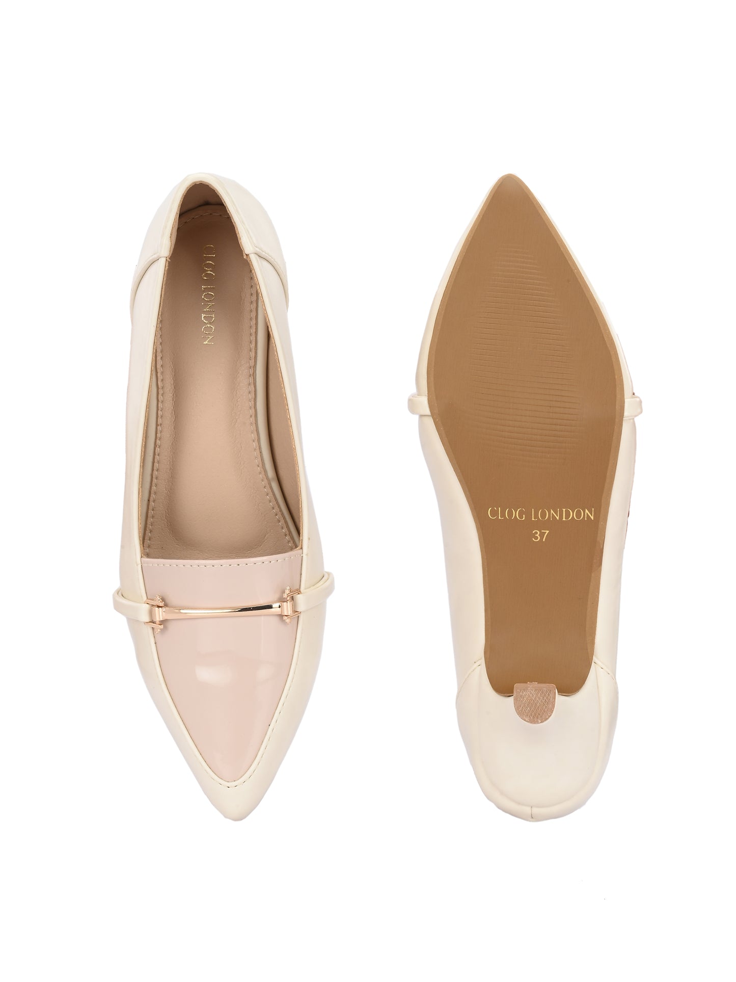 Women Off-White Block Pumps Heeled Sandals