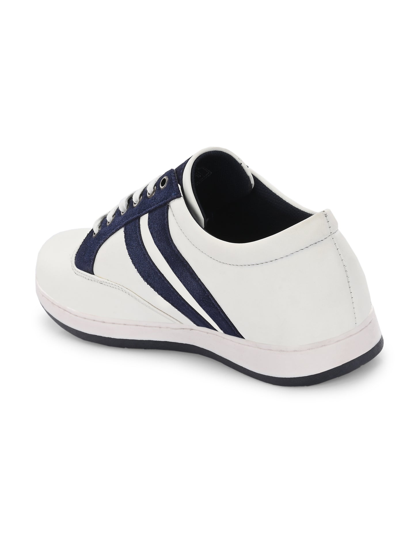 Men's White-Blue Sneakers Shoes