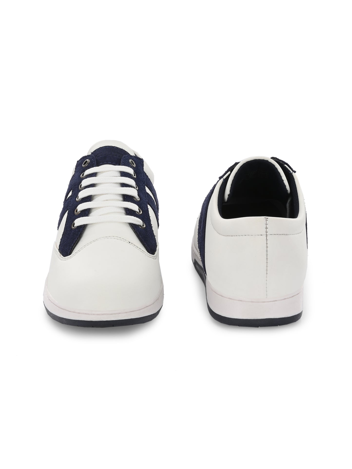 Men's White-Blue Sneakers Shoes
