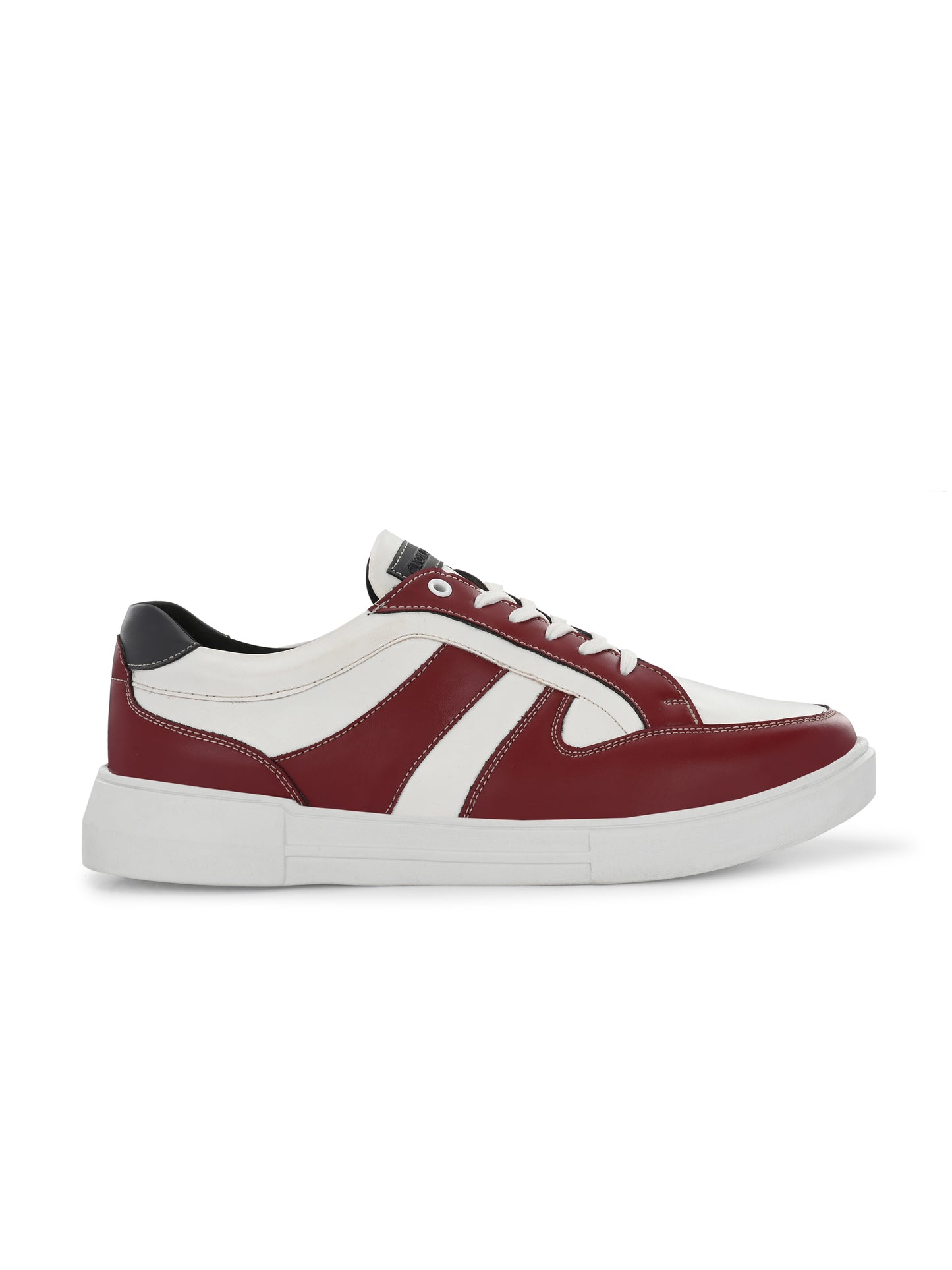Men's Red & White Sneakers Casual Shoes
