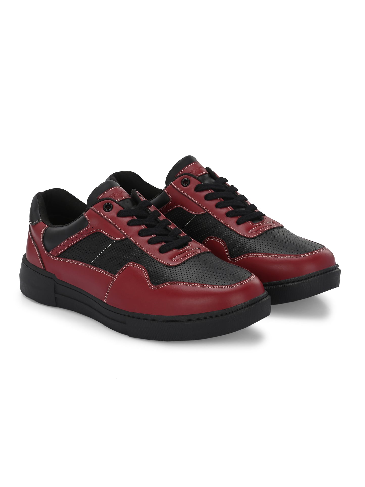 Men's Red-Black Sneakers Shoes