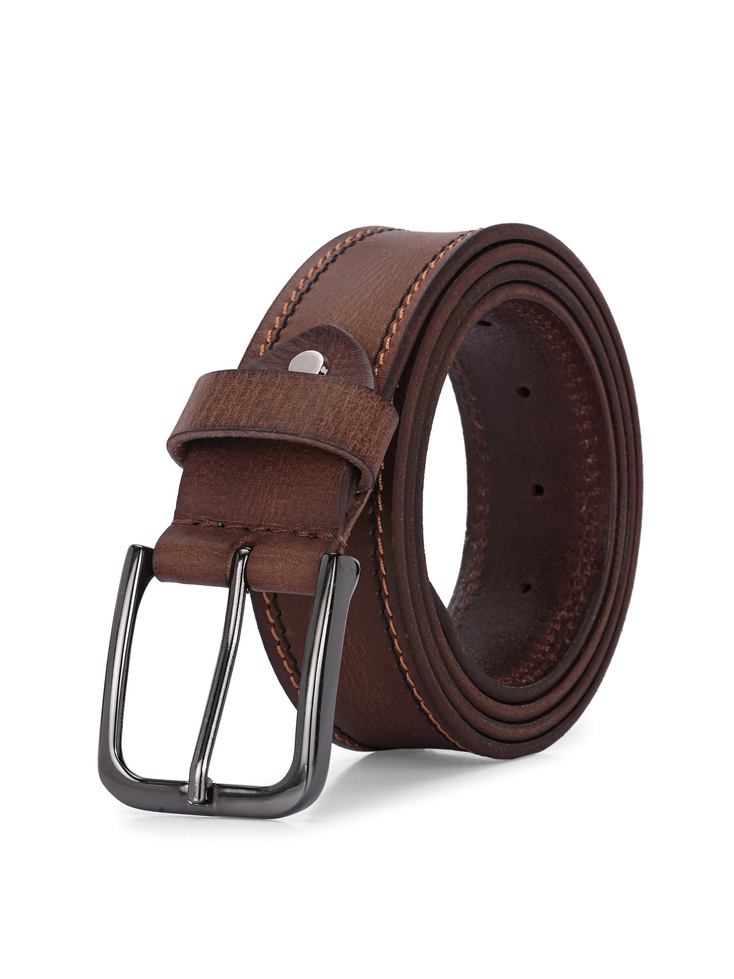 Men Brown Leather Belts