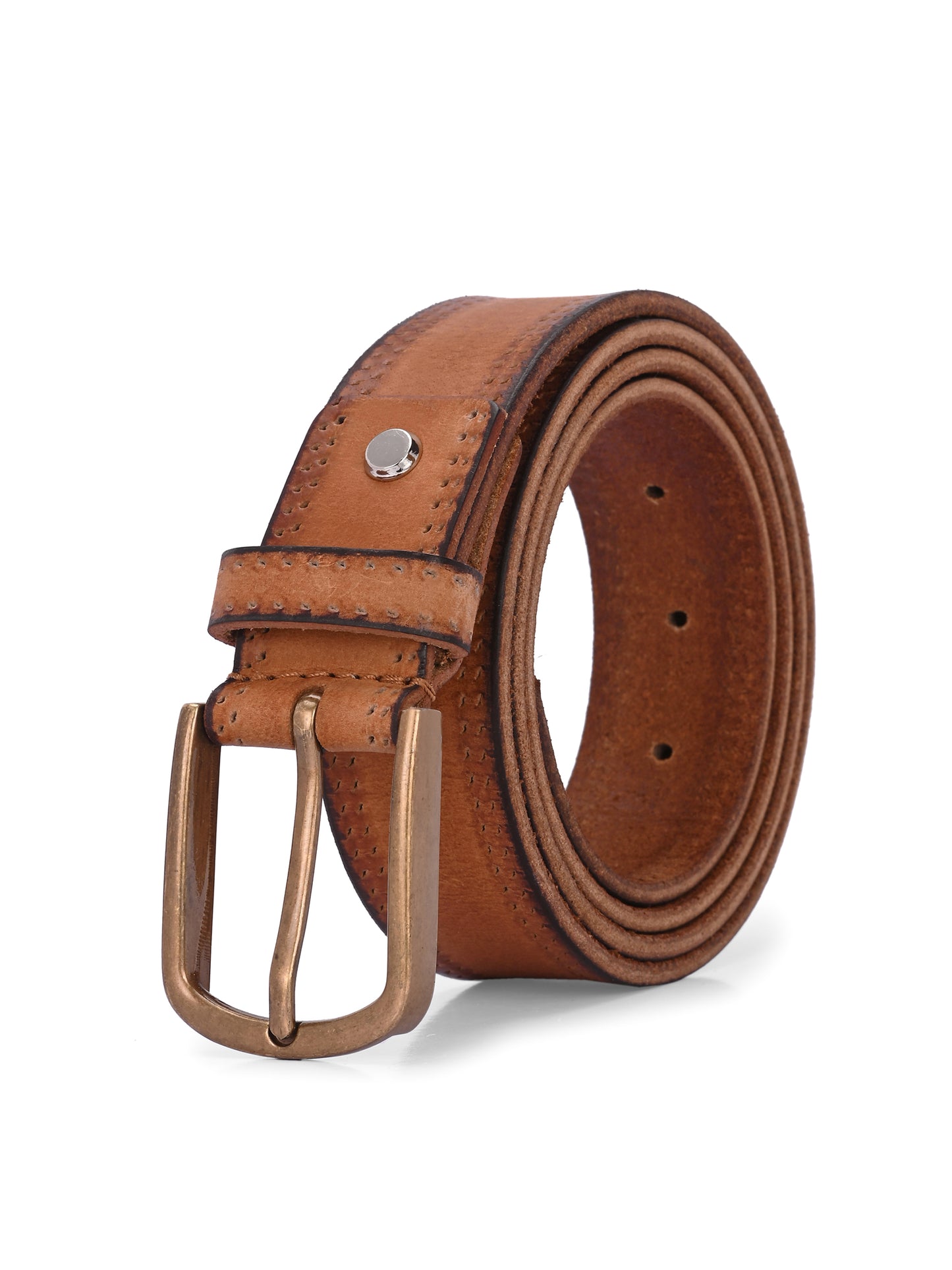 Tan & Black Leather Belts for Men's