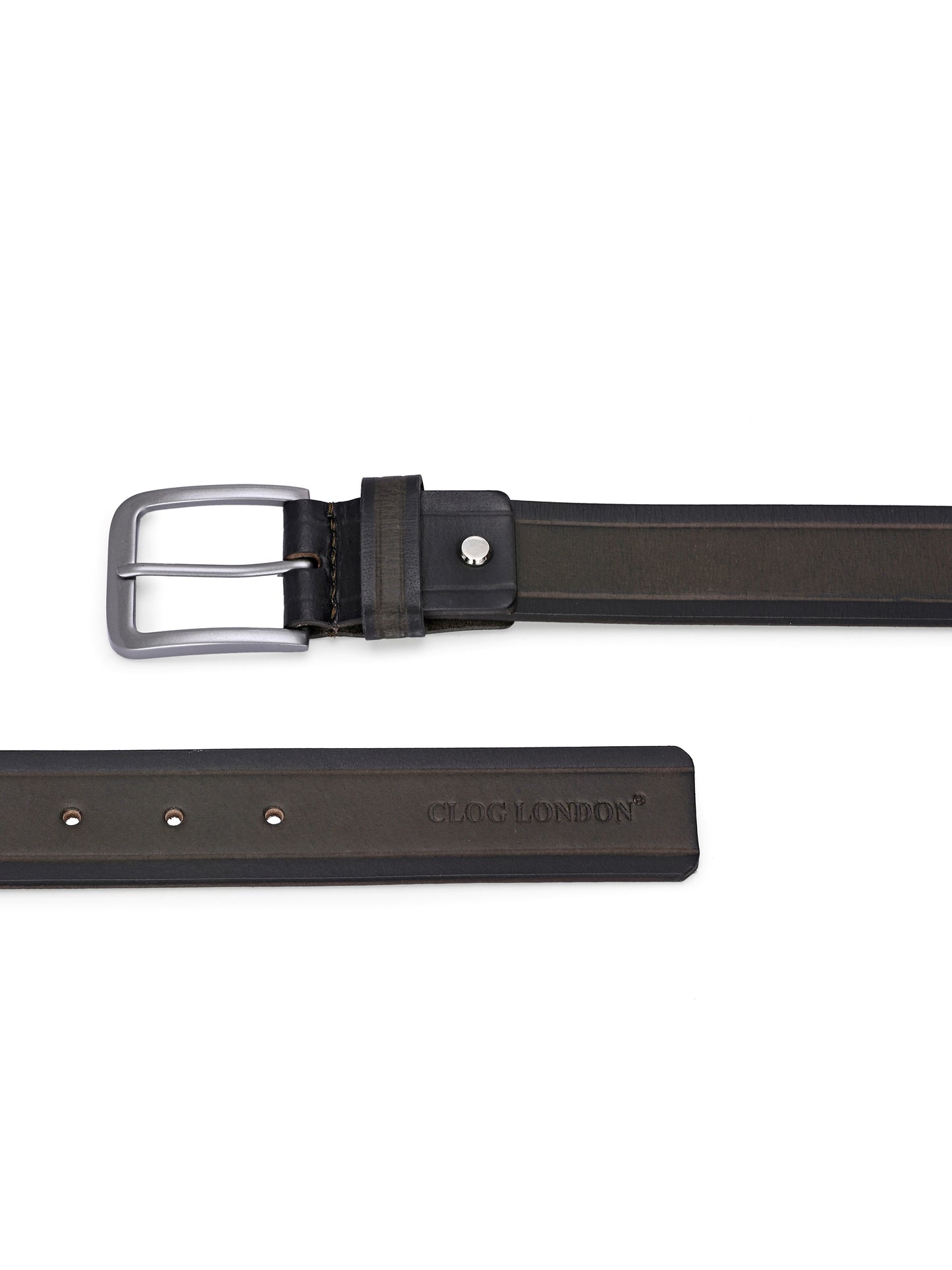 Buy Black Leather Casual Belts Online