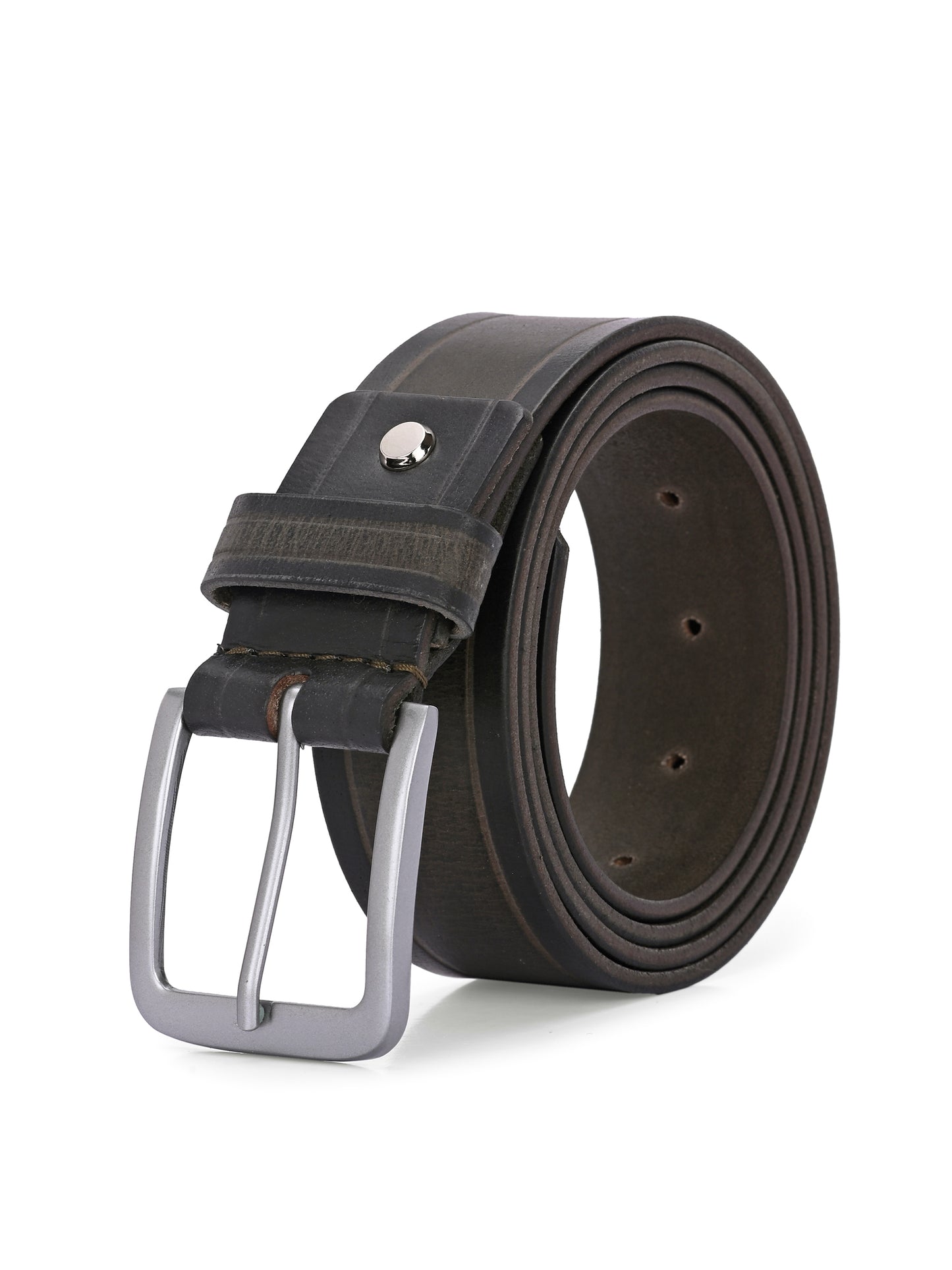 Buy Black Leather Casual Belts Online