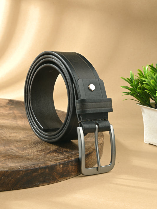 Buy Black Leather Casual Belts Online