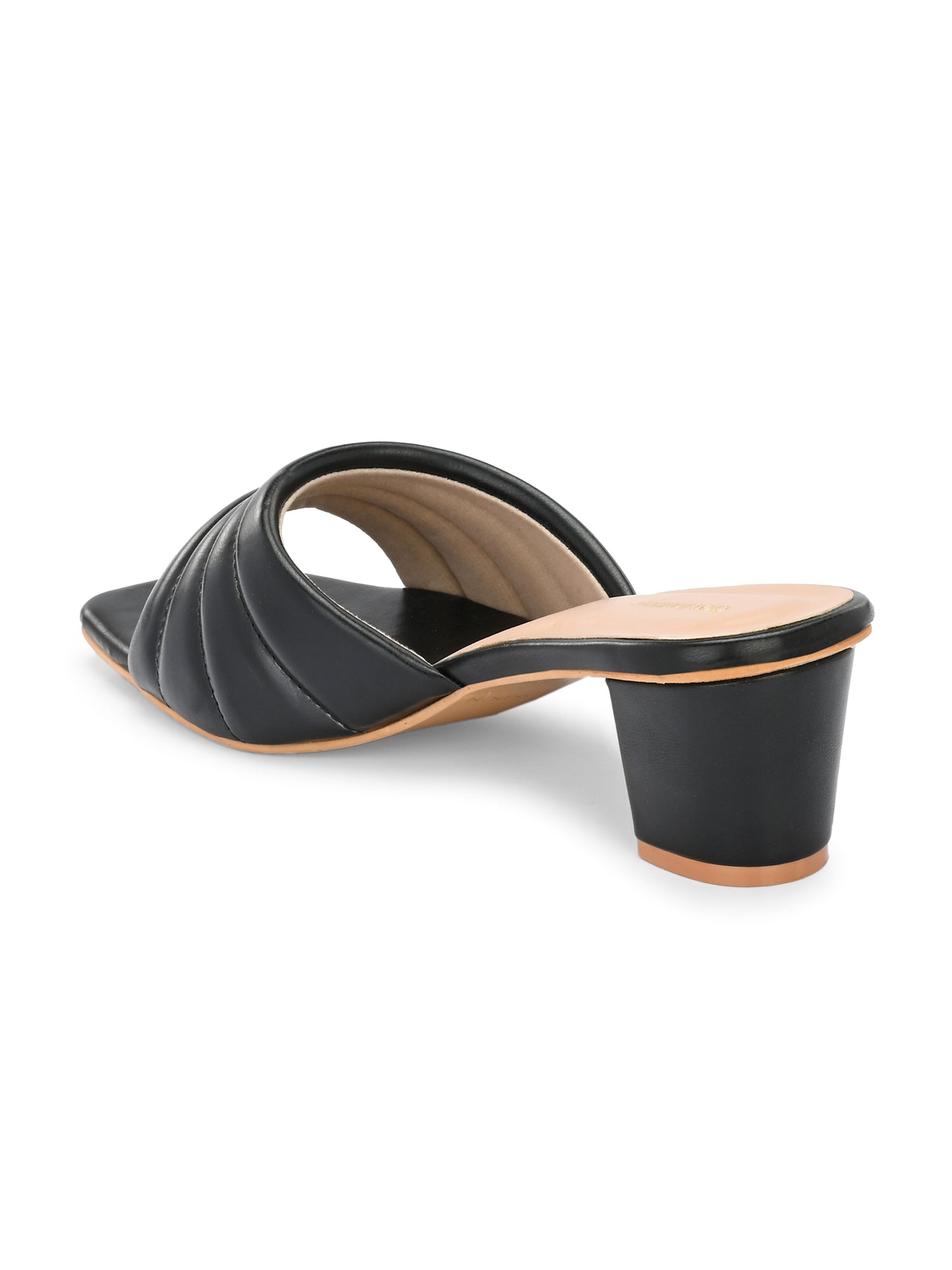 Women Green Double Strap Heel Sandals