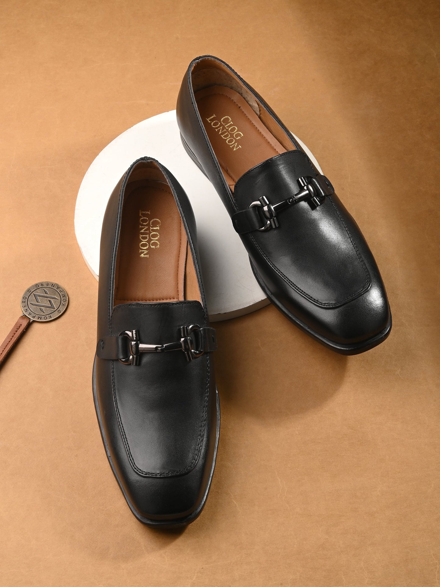 Men's Leather Penny Loafer Shoes