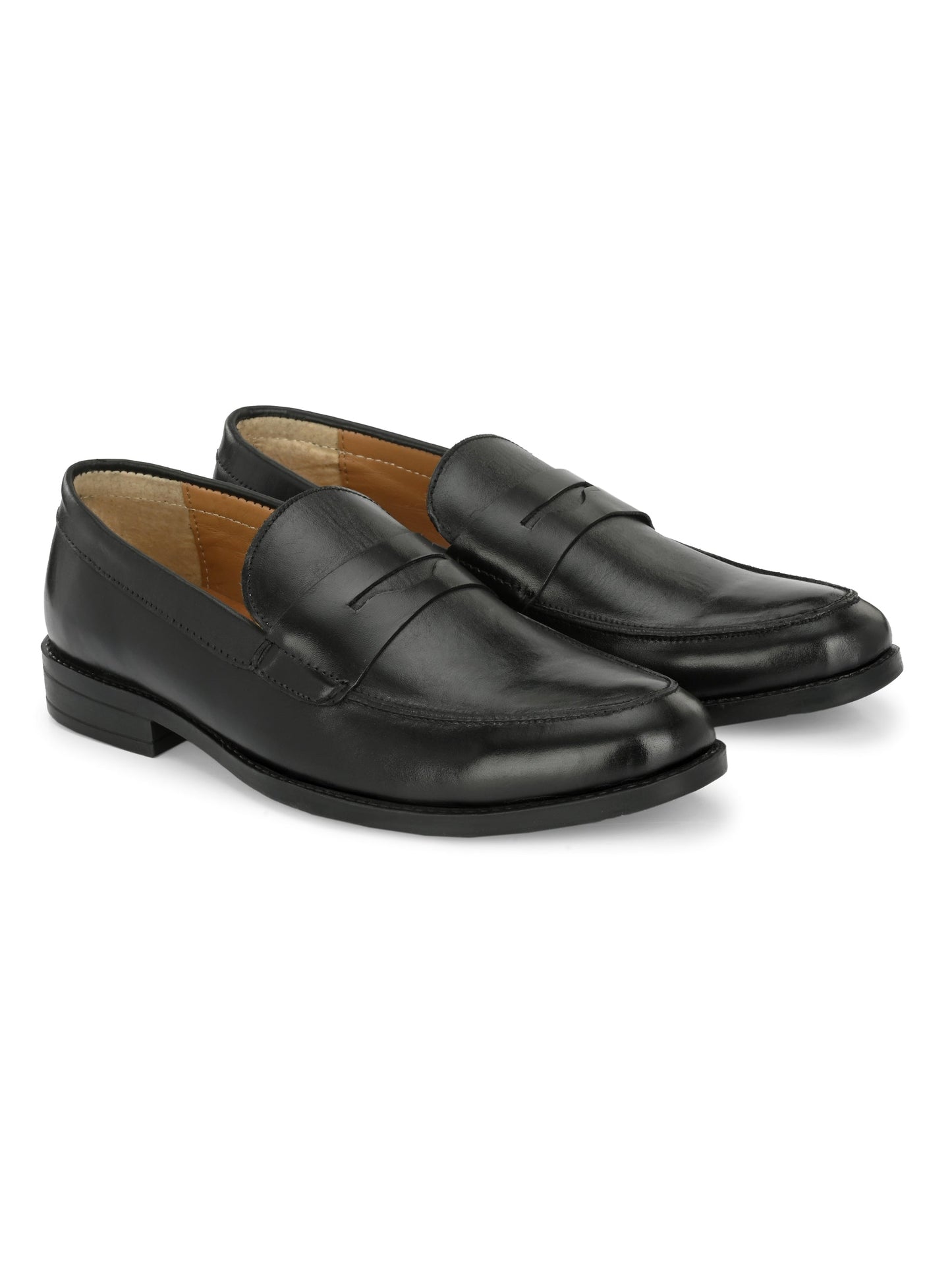 Men's Leather Penny Loafer Shoes