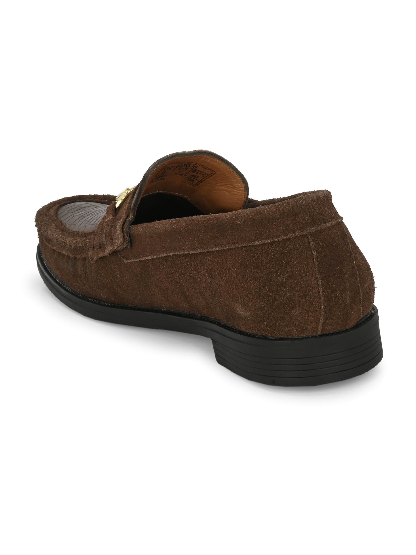 Men's Textured Leather Loafer Shoes