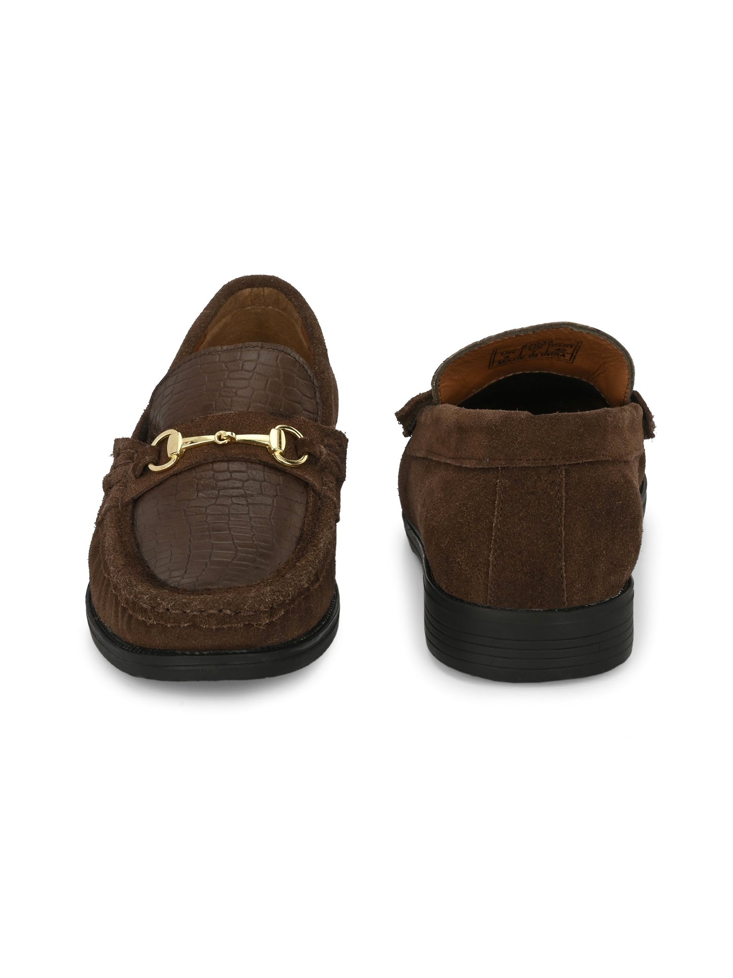 Men's Textured Leather Loafer Shoes