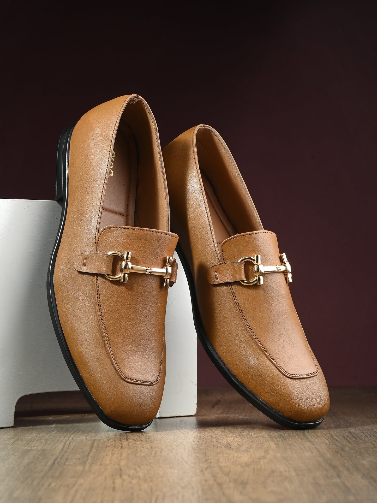 Men's Leather Penny Loafer Shoes