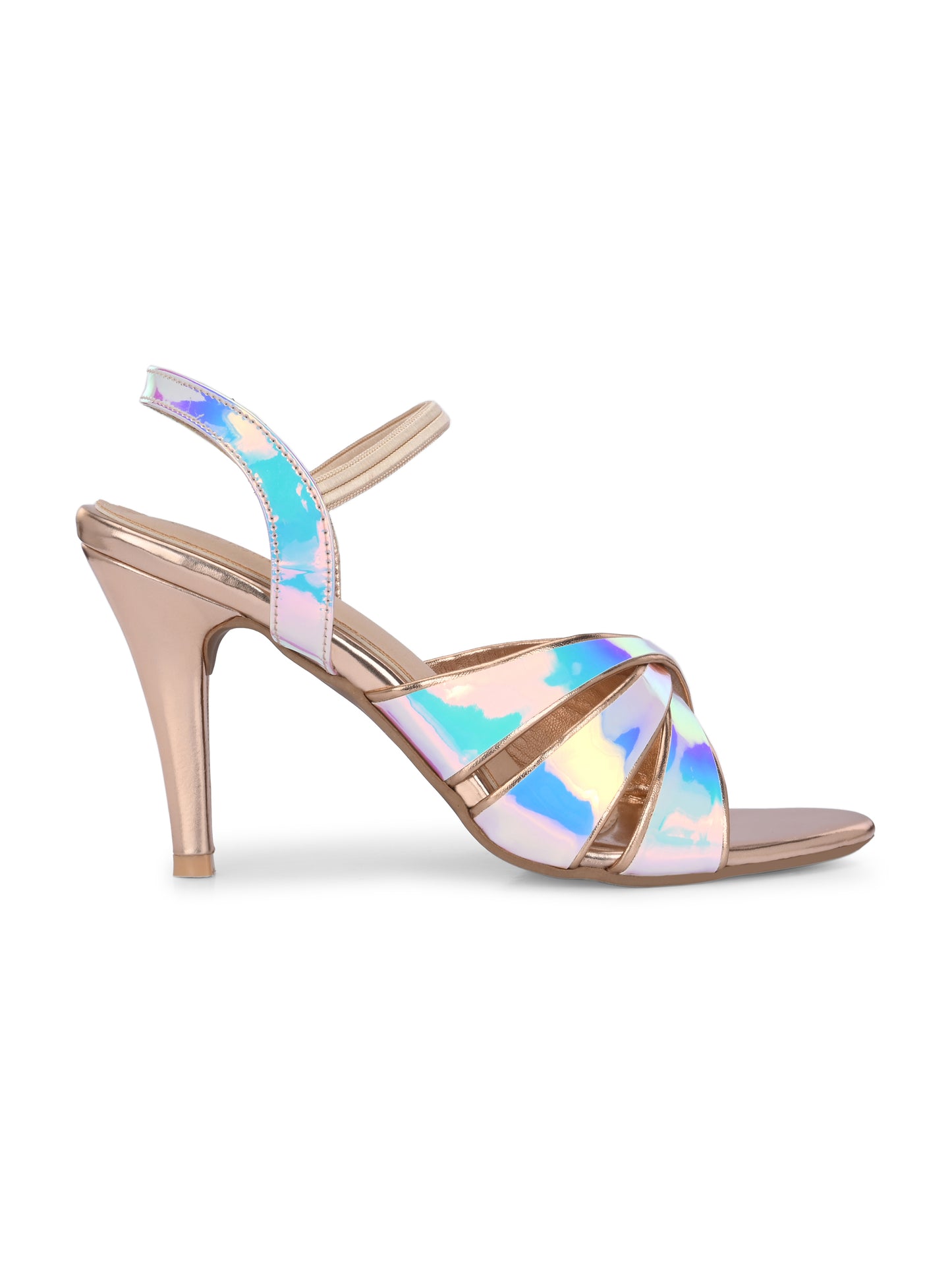 Women Multi Colour Heeled Sandals