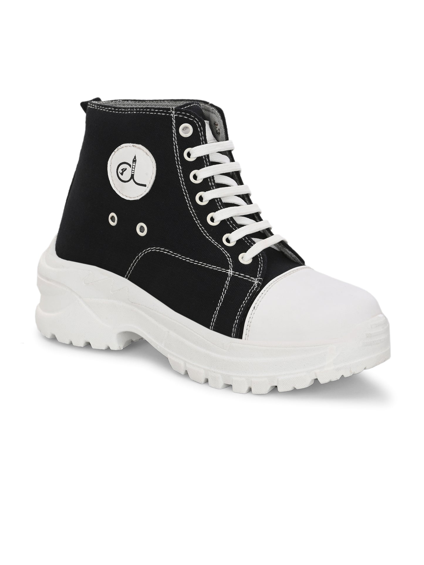 Women Blue & Black Casual Sneakers