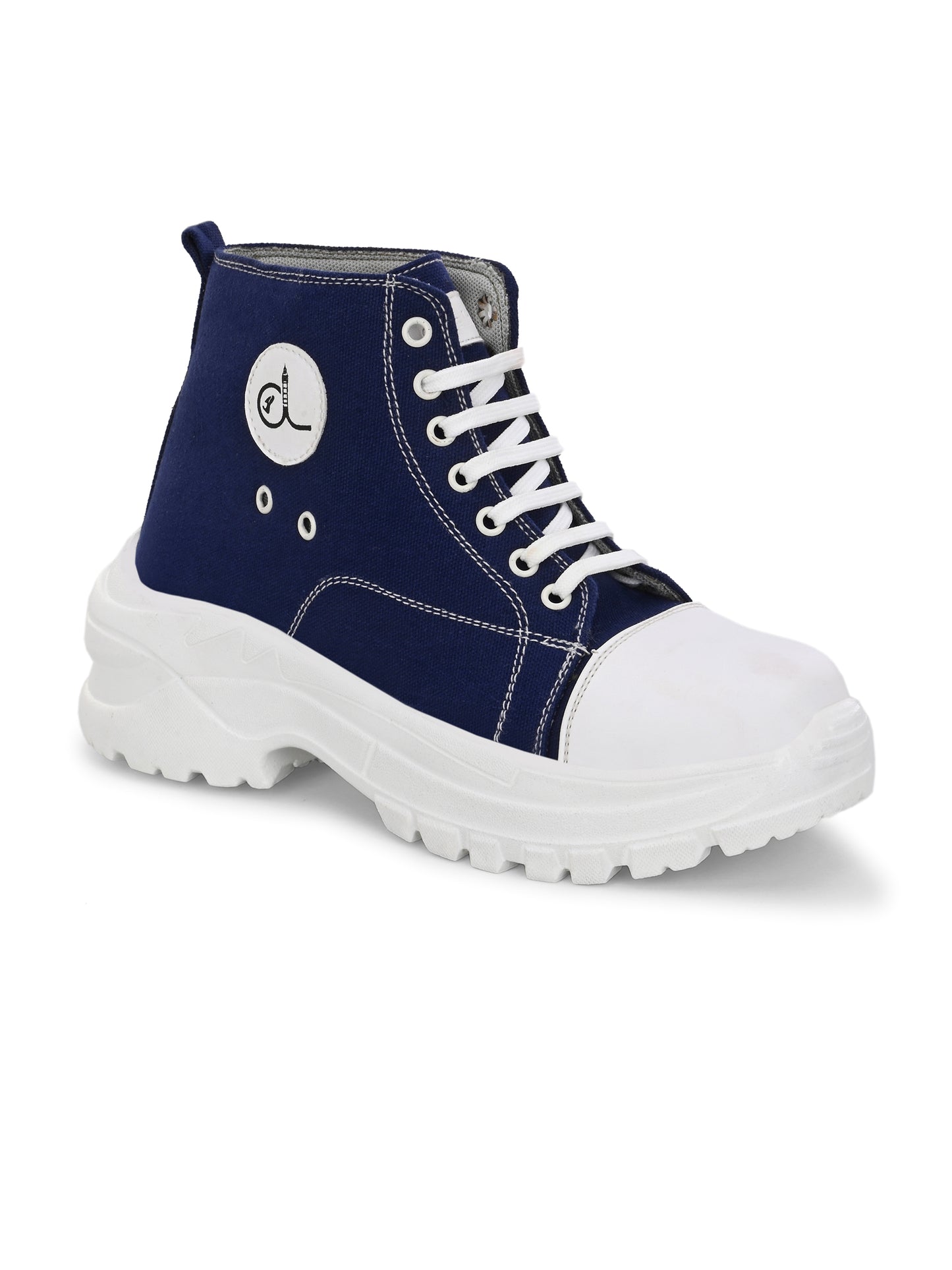 Women Blue & Black Casual Sneakers