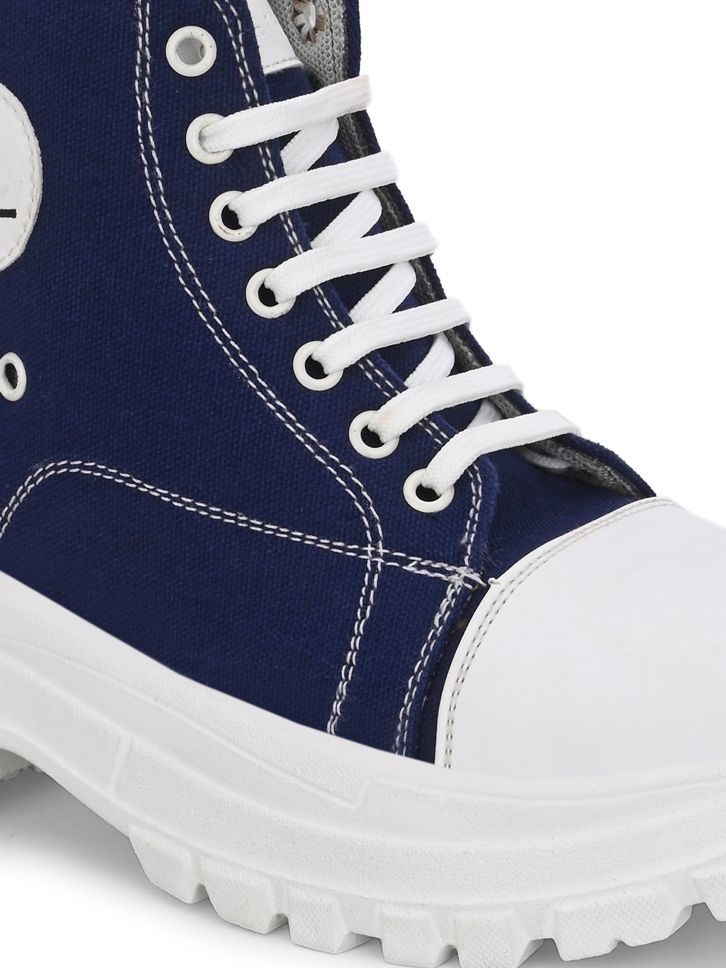 Women Blue & Black Casual Sneakers