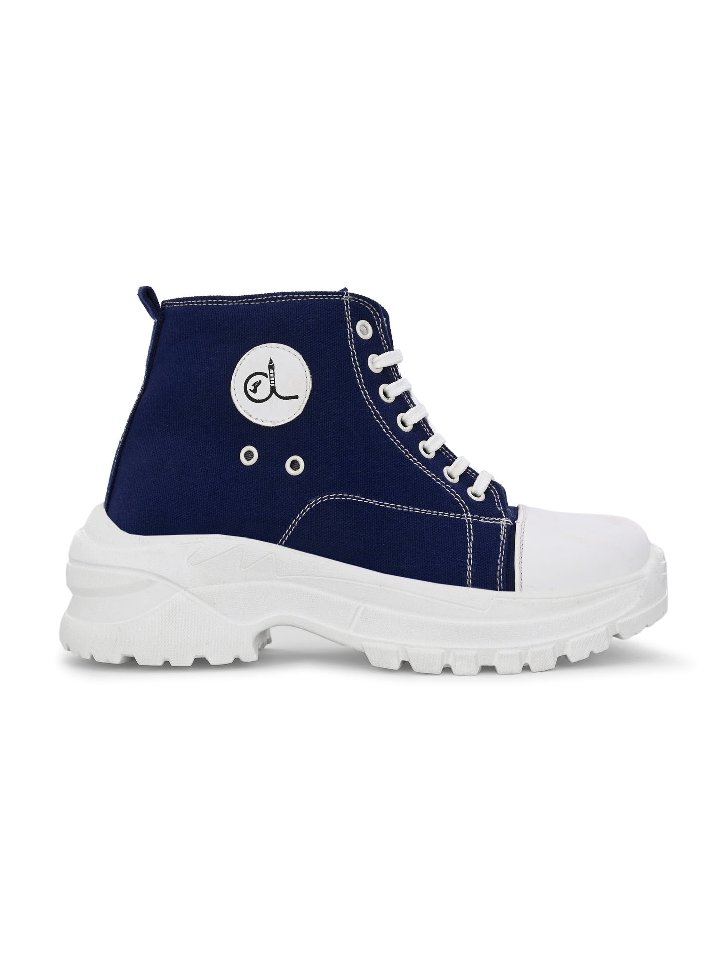Women Blue & Black Casual Sneakers