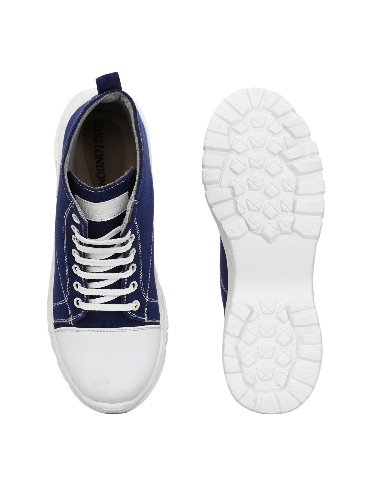 Women Blue & Black Casual Sneakers