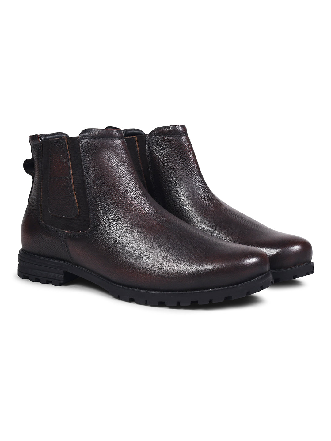 Men's Slip-On Leather Boots