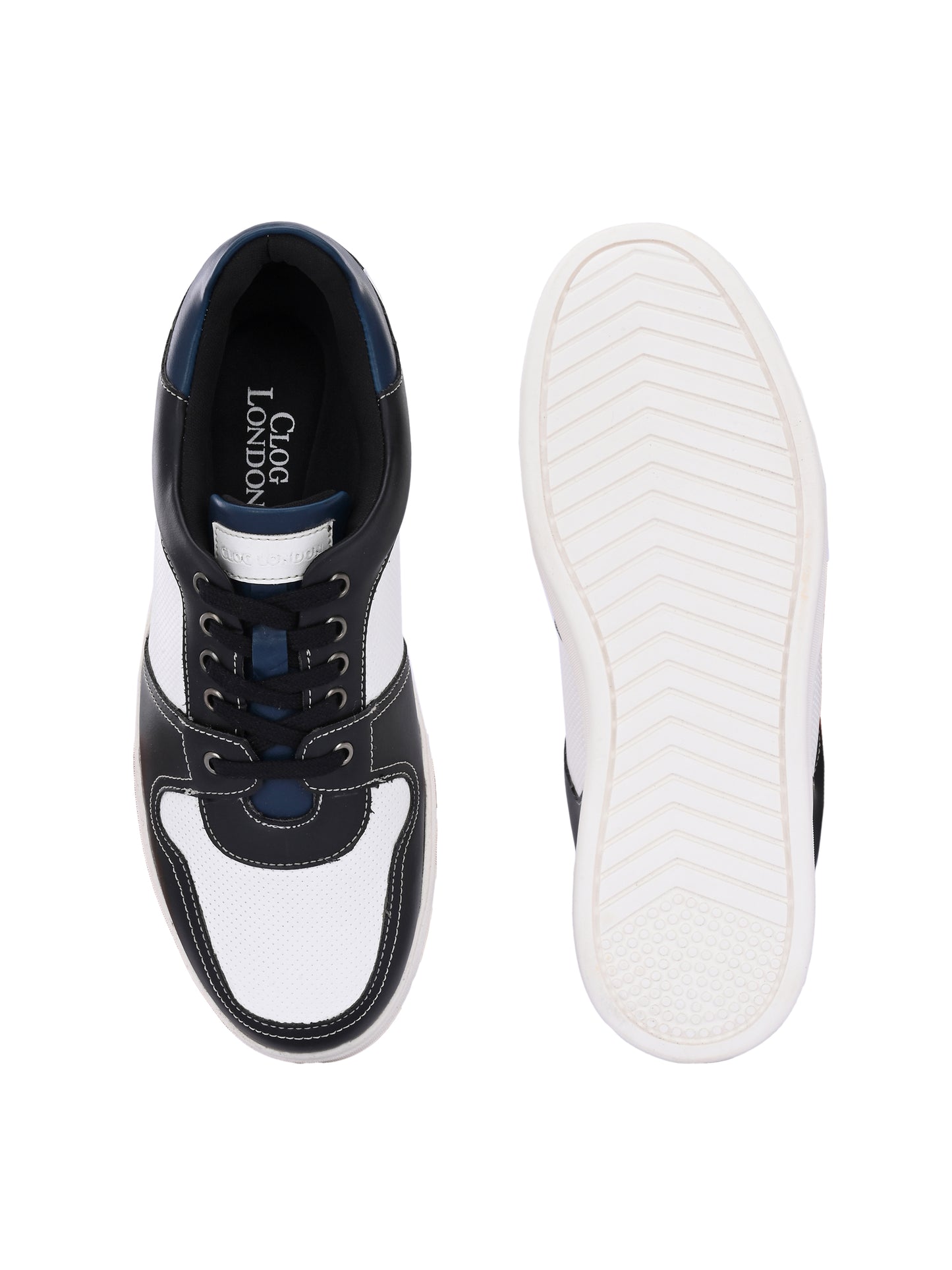 Men's Colourblocked Round Toe Sneakers Shoes
