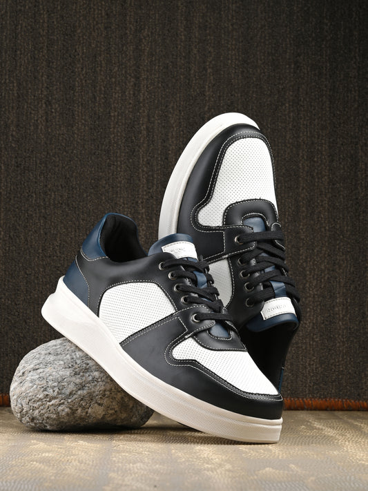 Men's Colourblocked Round Toe Sneakers Shoes