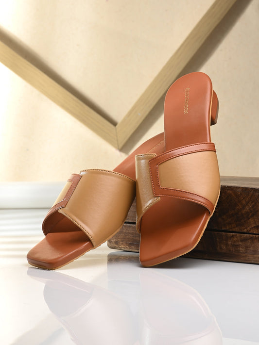 Women Tan Casual Sandals