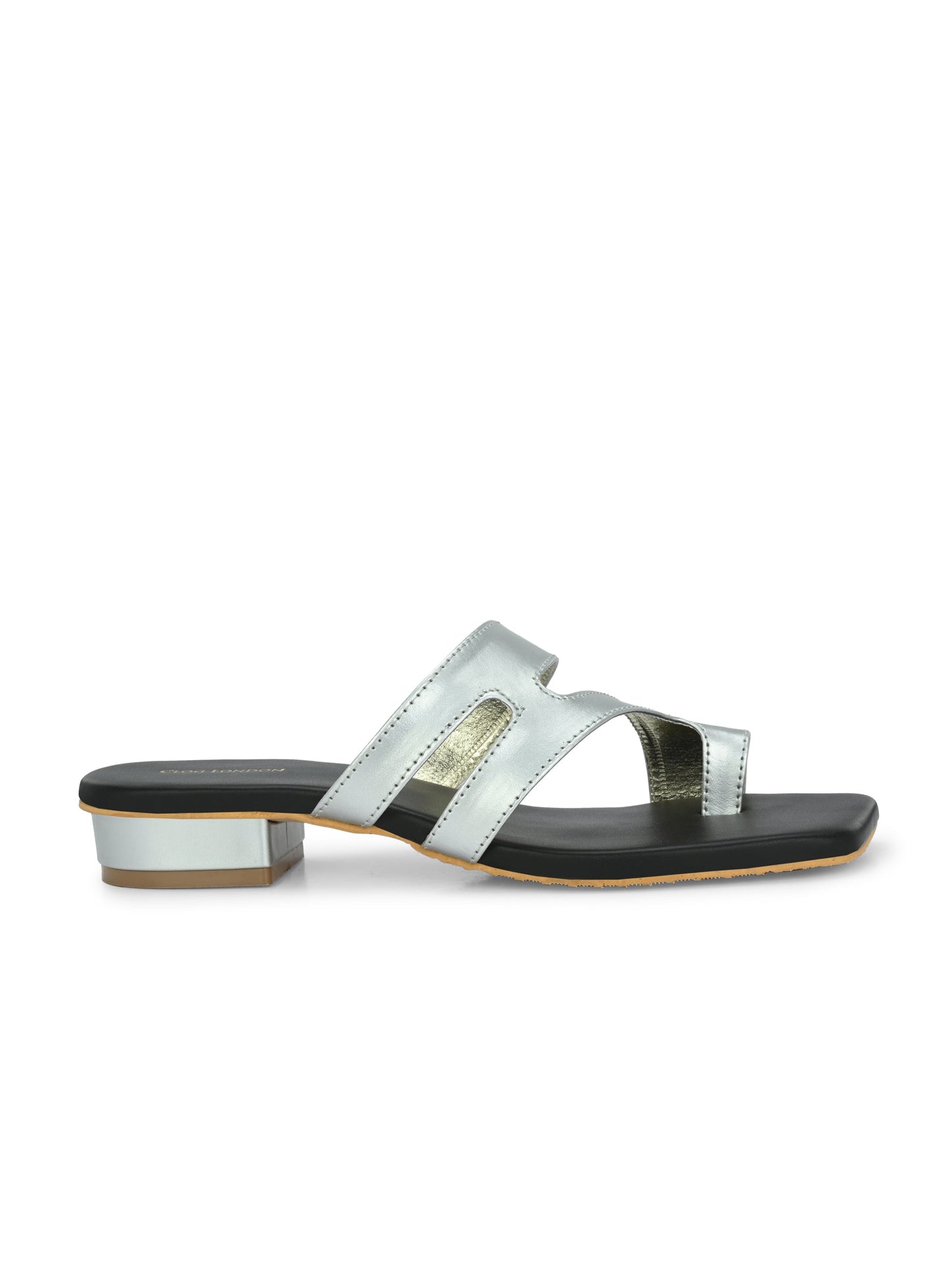 Strappy One Toe Block Flats & Heels