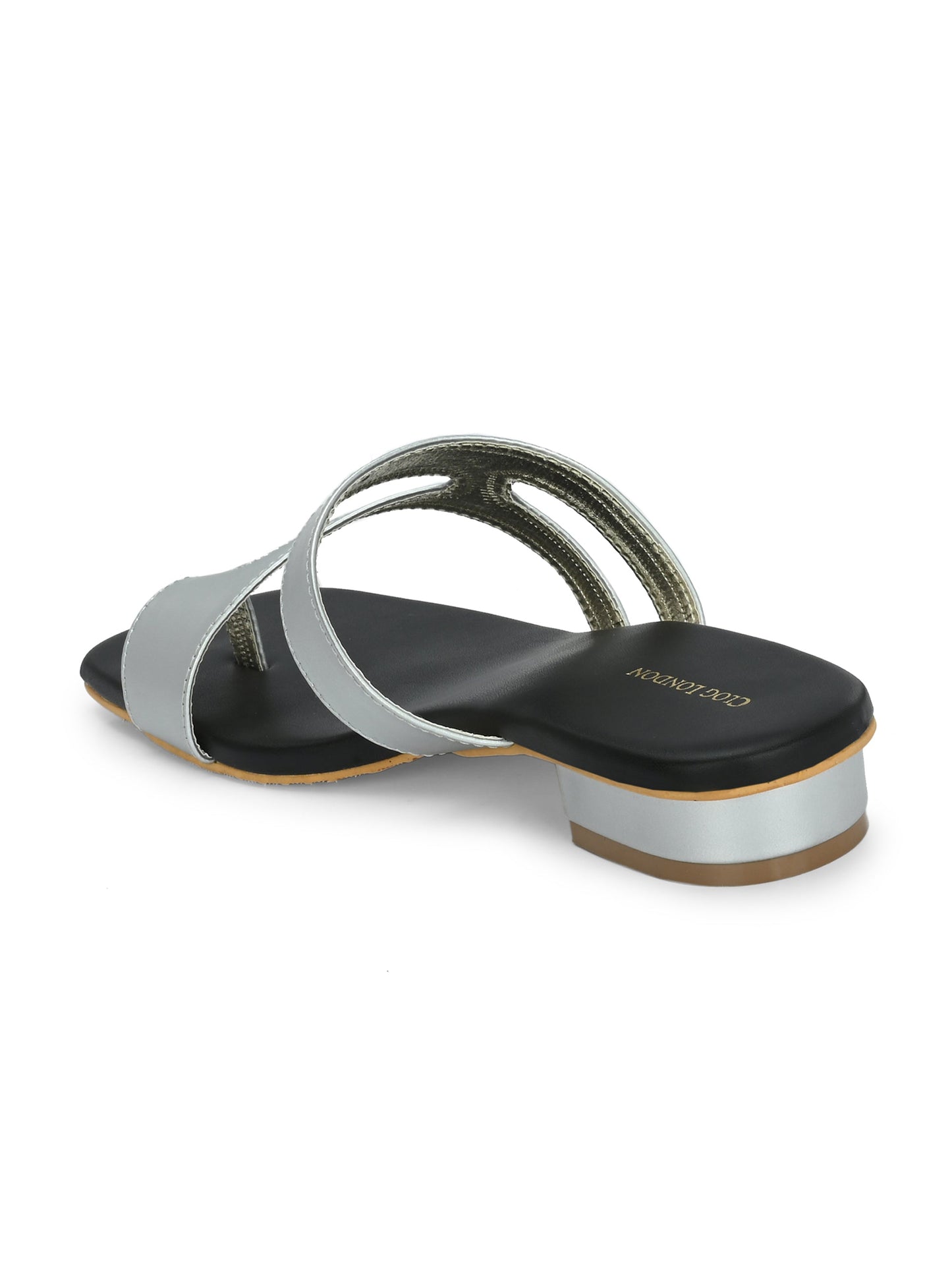 Strappy One Toe Block Flats & Heels