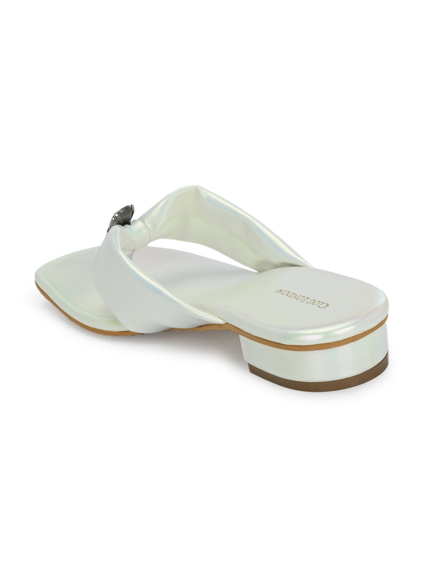 Women White Slip On Heels Online