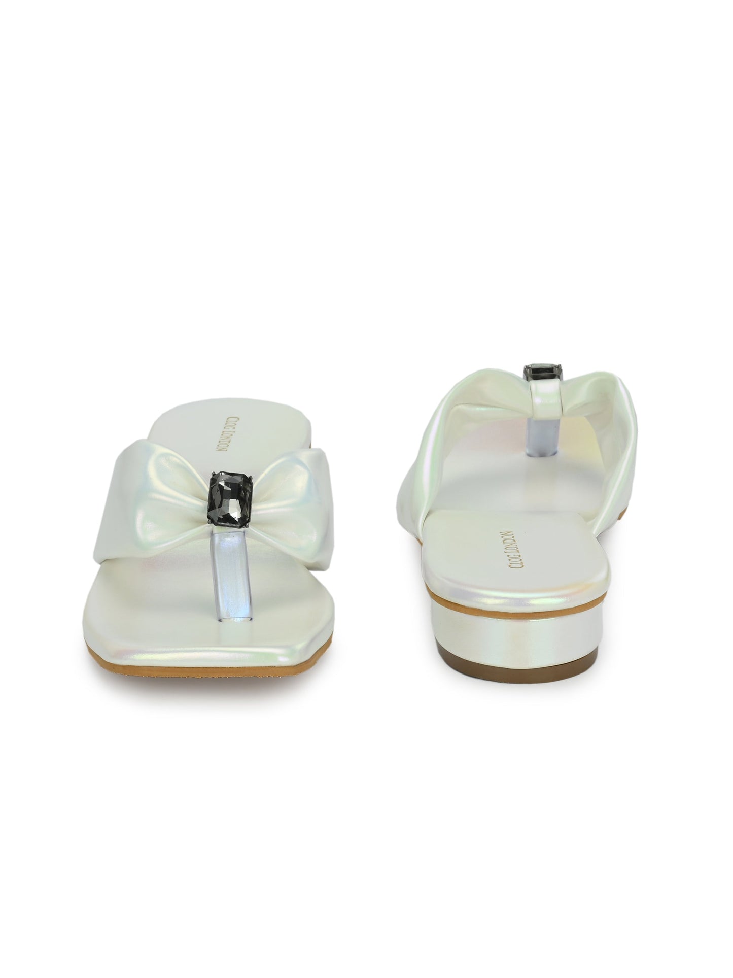 Women White Slip On Heels Online