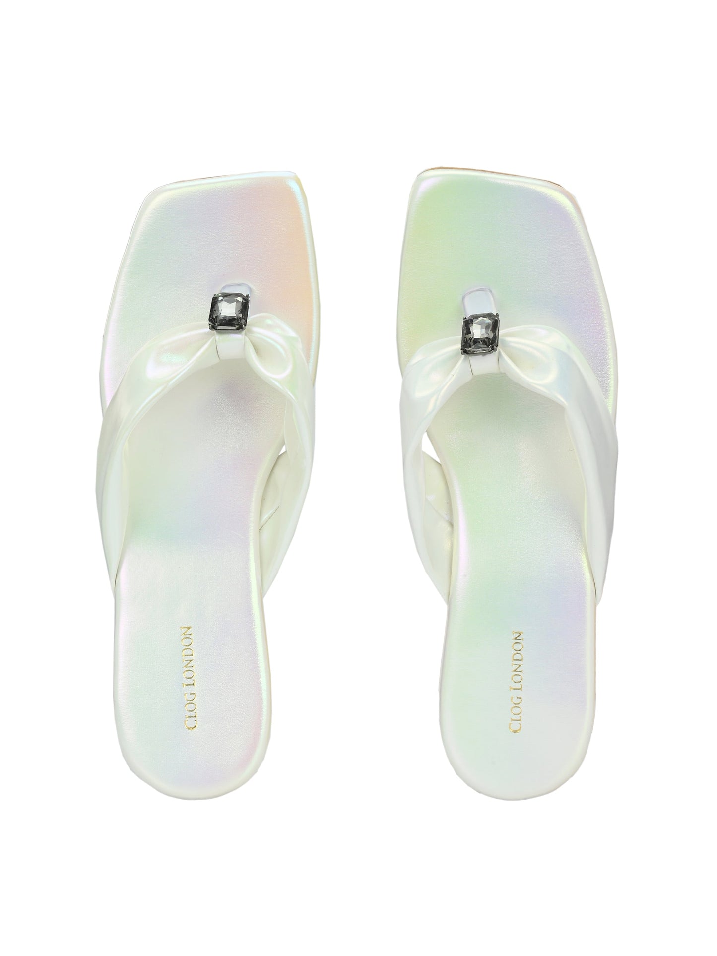 Women White Slip On Heels Online