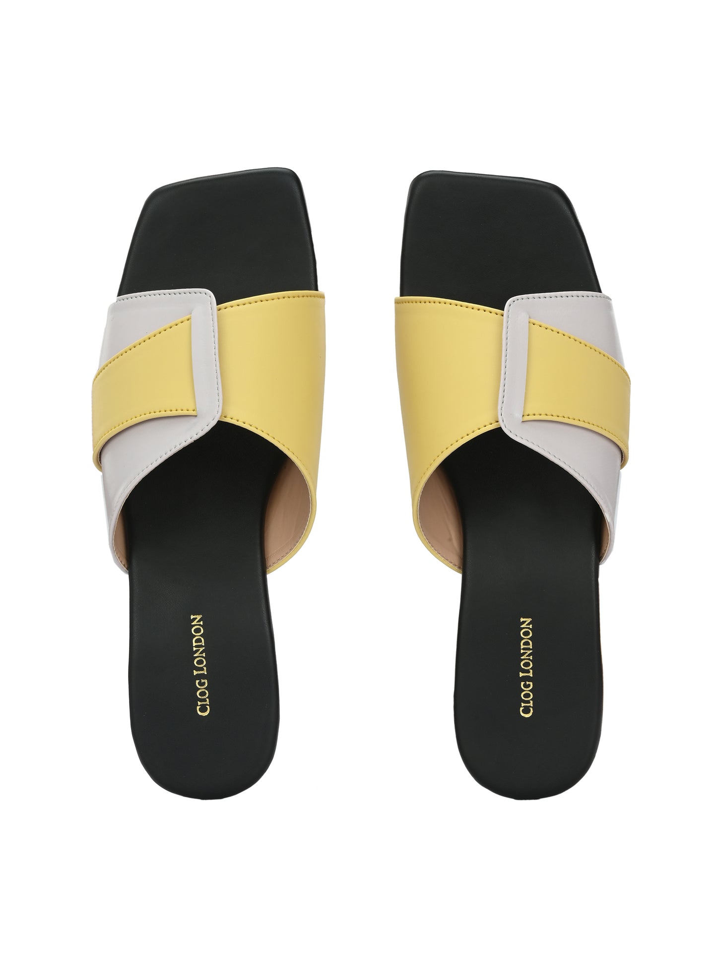 Women Brown White Casual Slip-On Flats