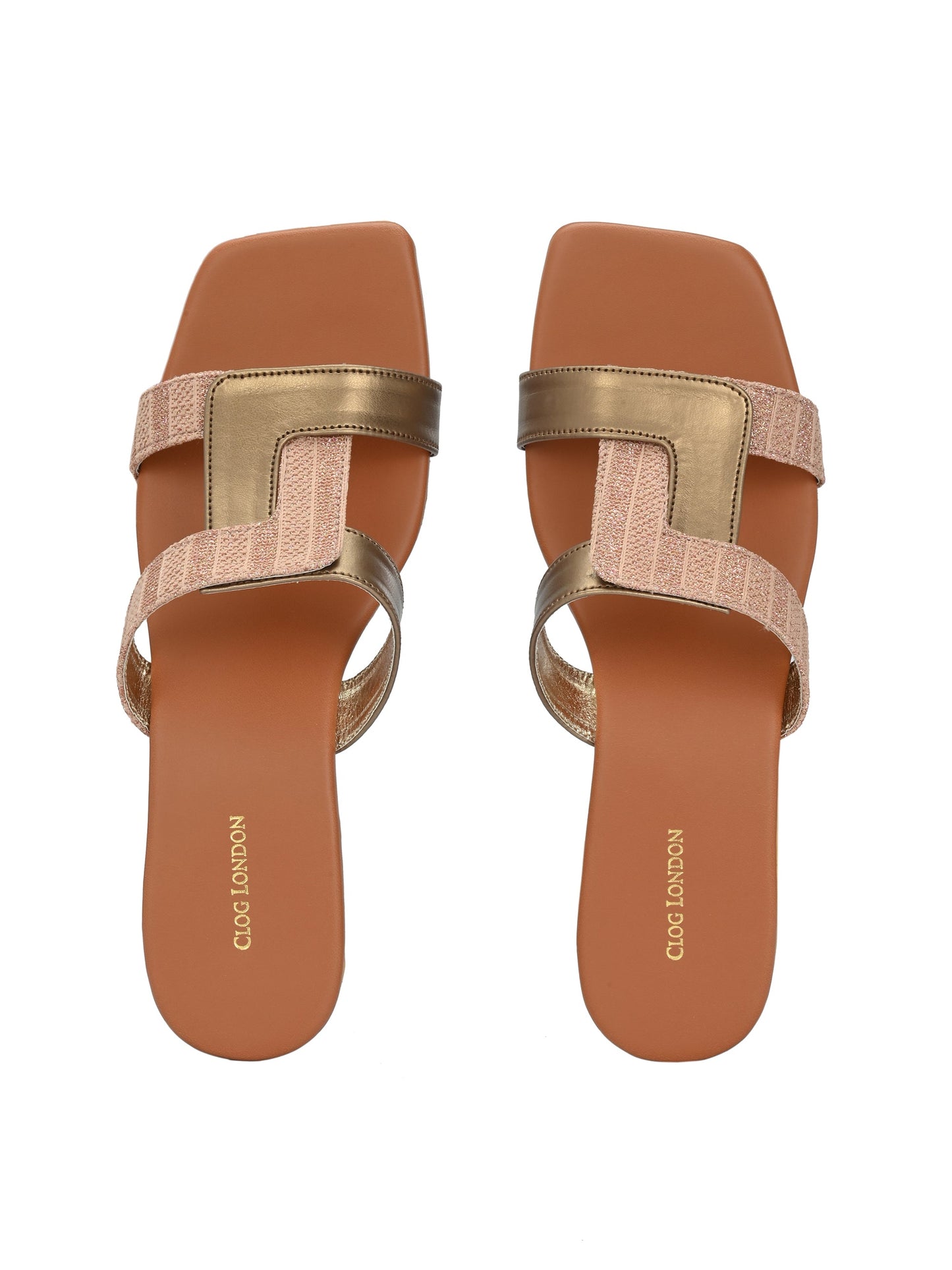 Women Slip-On Chunky Heeled Sandals
