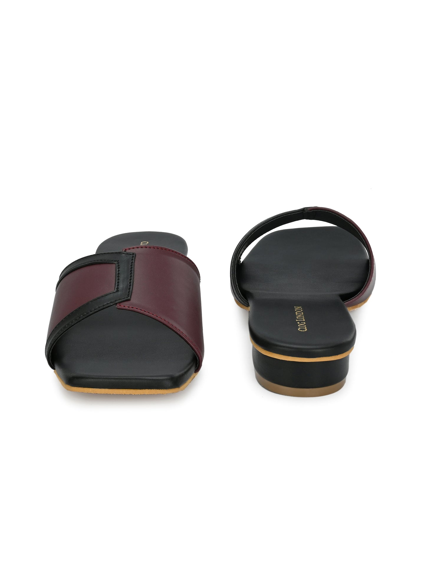Women Burgundy Casual Flats