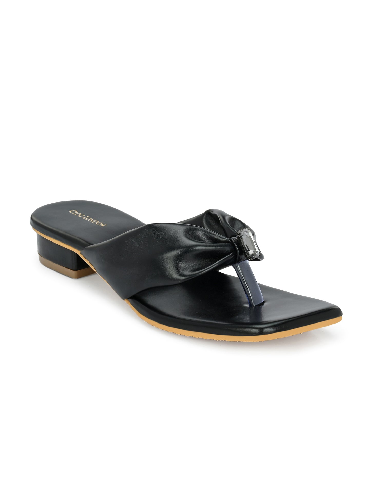 Women Black Flat Sandals