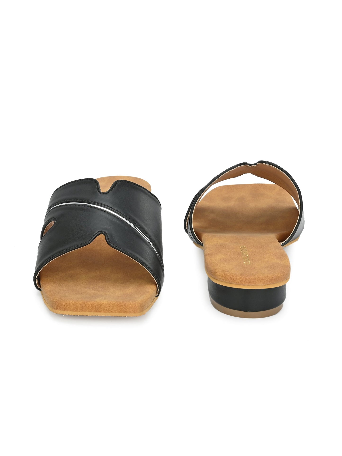 Women White Open Toe Flats Sandals