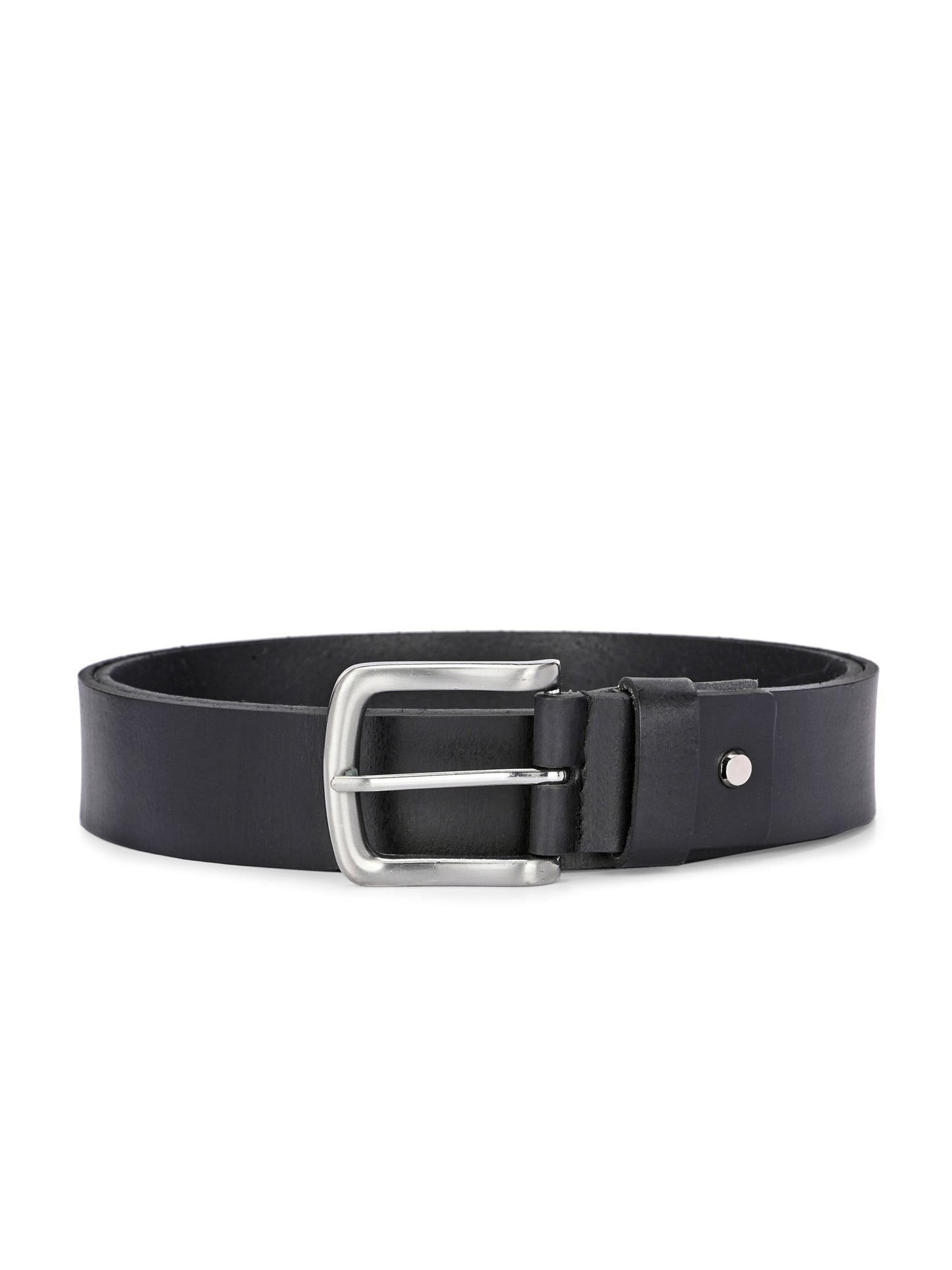 Men's Black Leather Belts for Casual