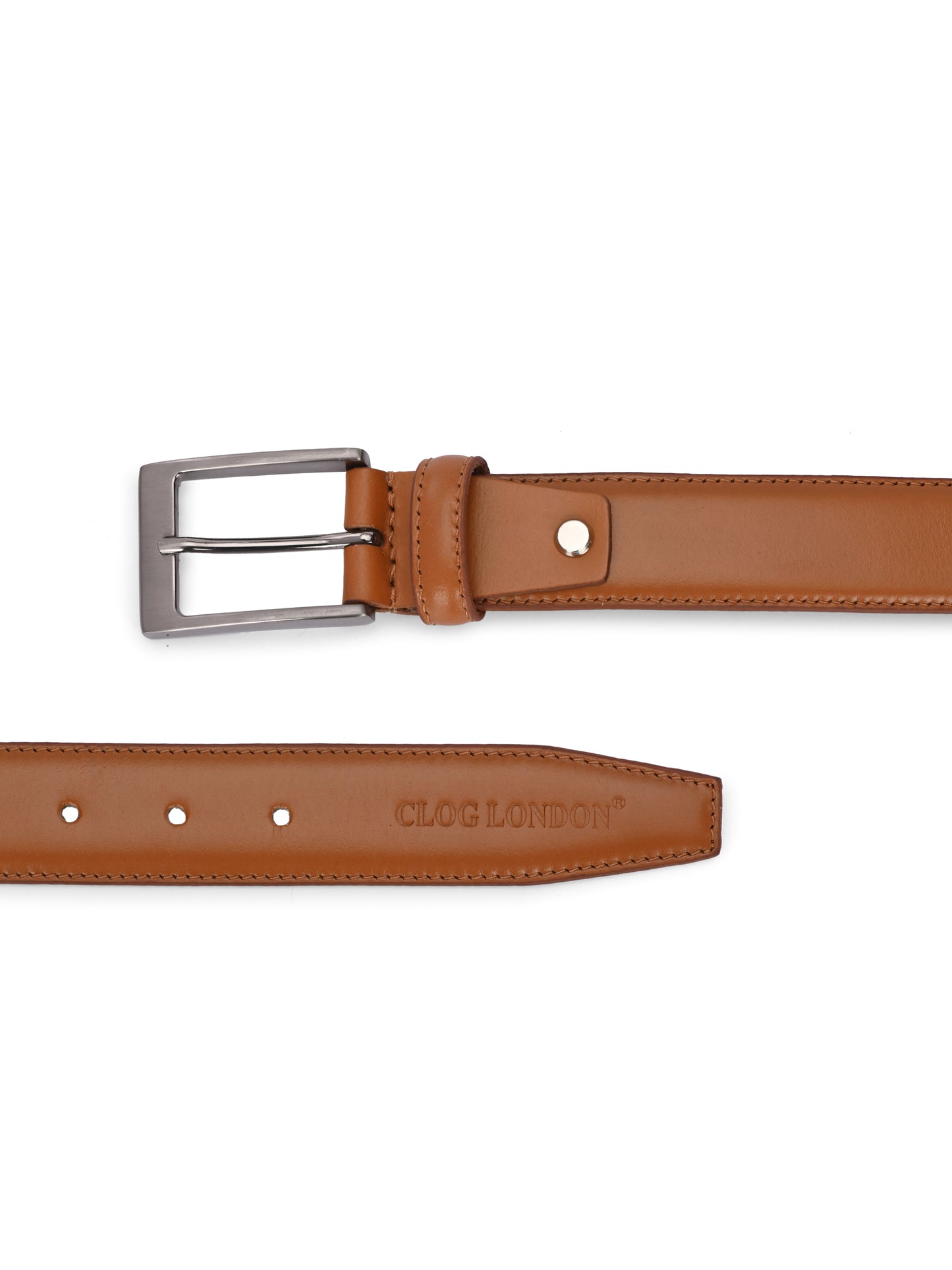 Black & Tan Leather Belts for Men's