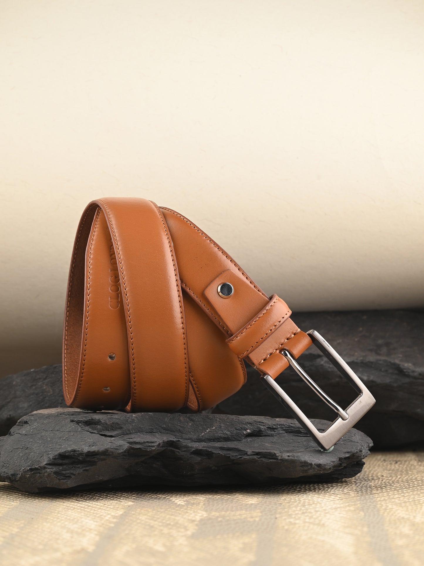Black & Tan Leather Belts for Men's