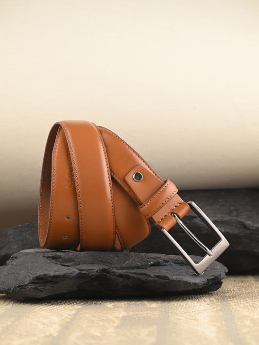 Tan & Black Leather Belts for Men's