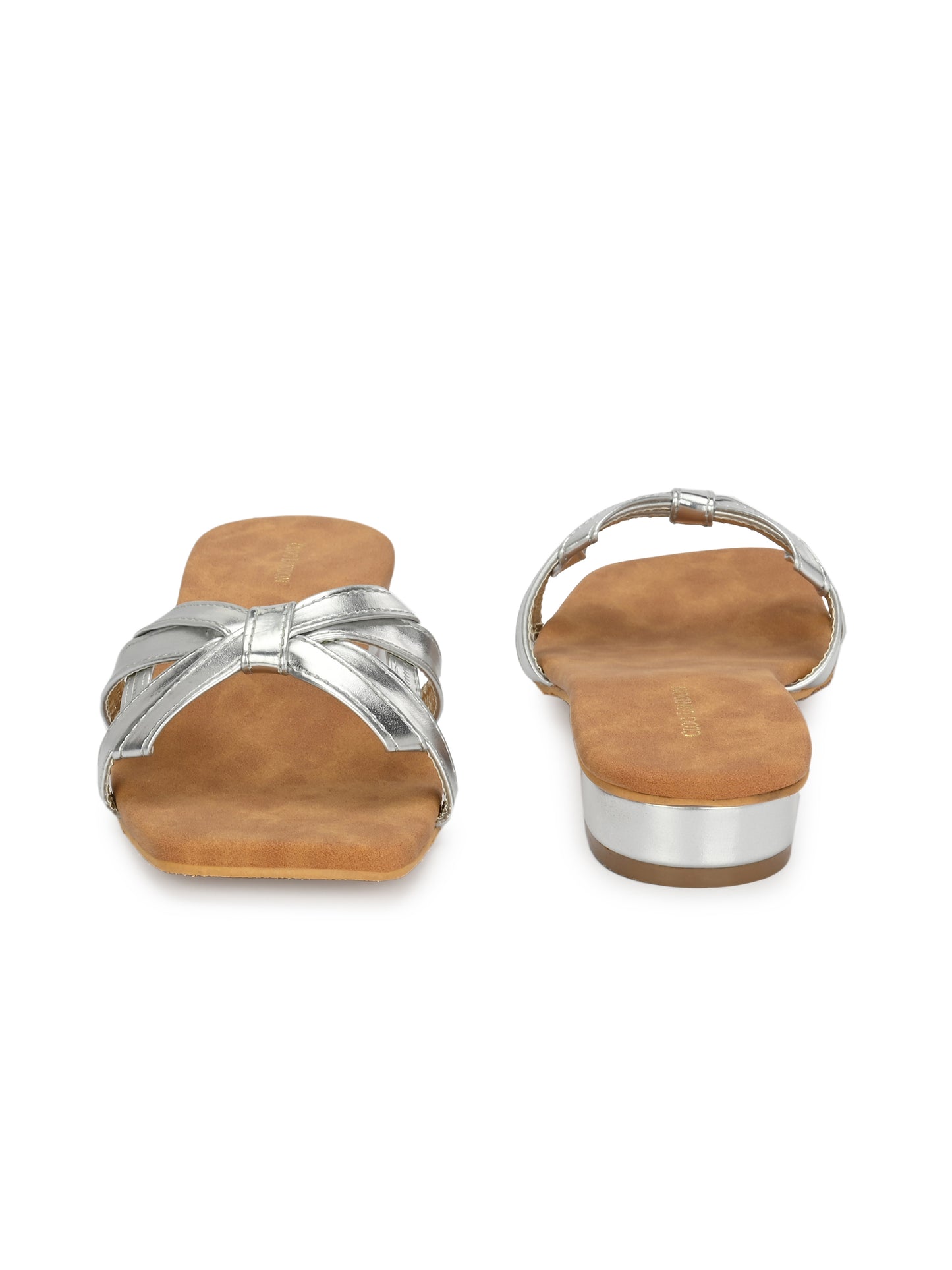 Women Copper Slip‑On Flats