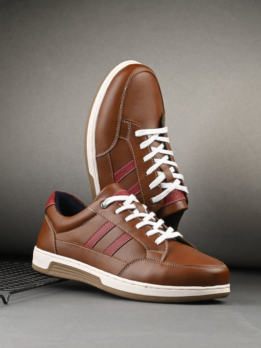 Men's Contrast Sole Sneakers Shoes