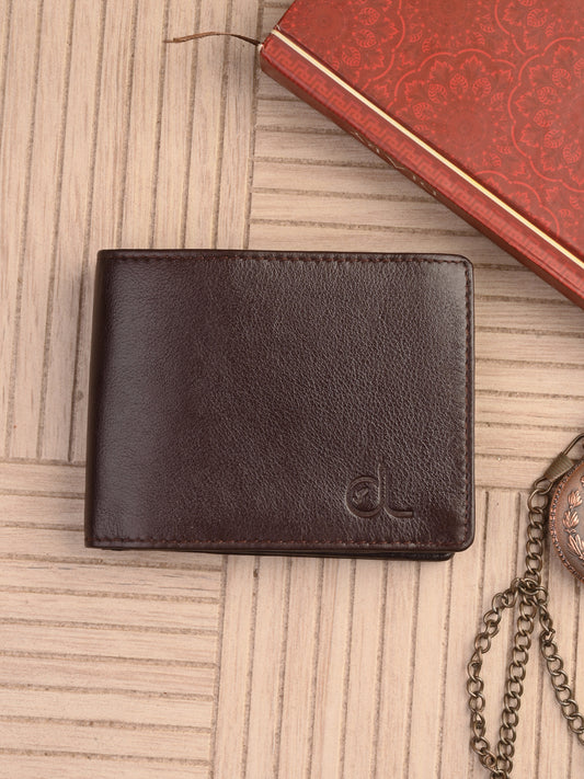 Men's Leather Two-Fold Wallet