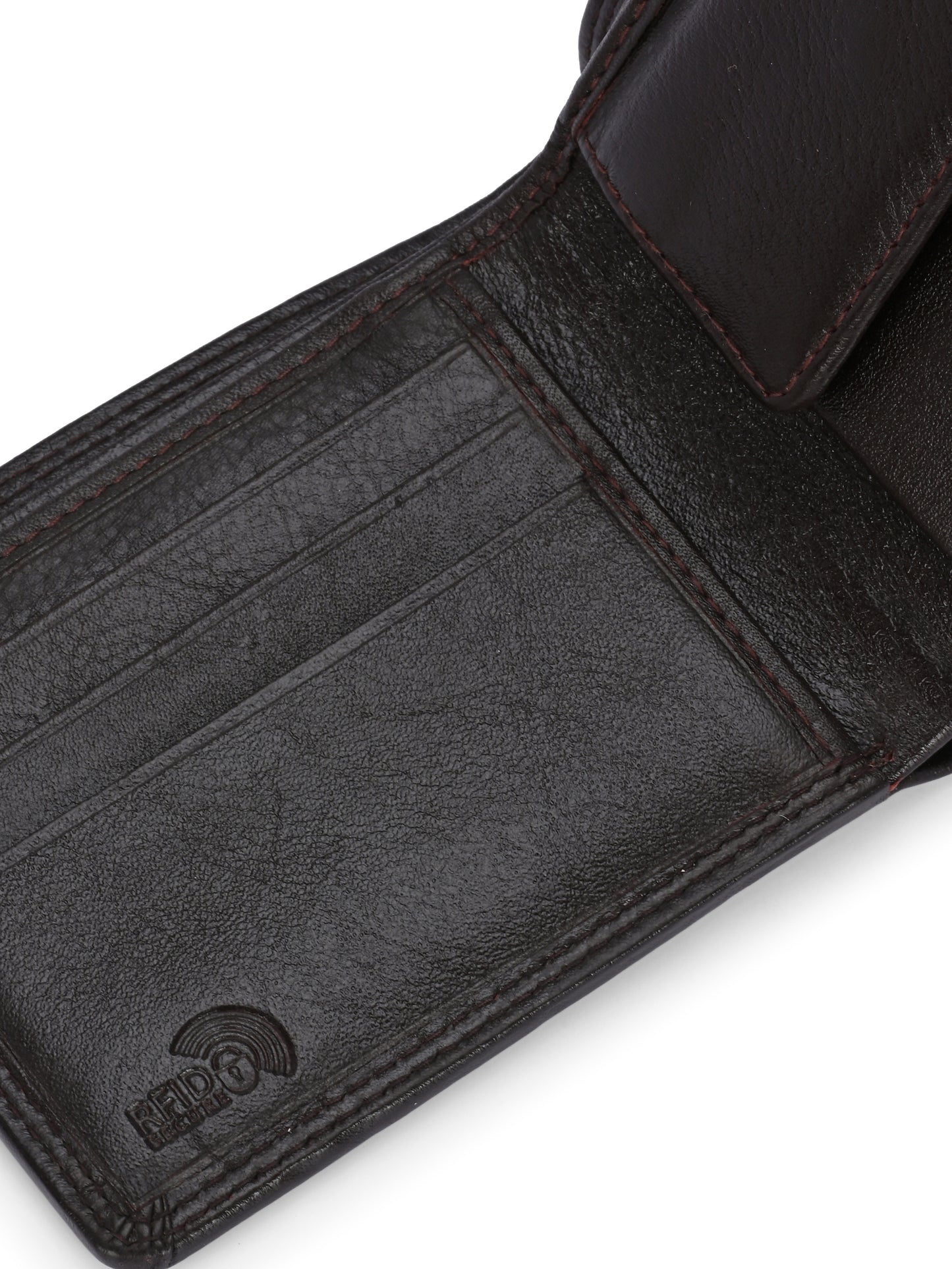 Men's Brown Leather Small Bi-Fold Wallet