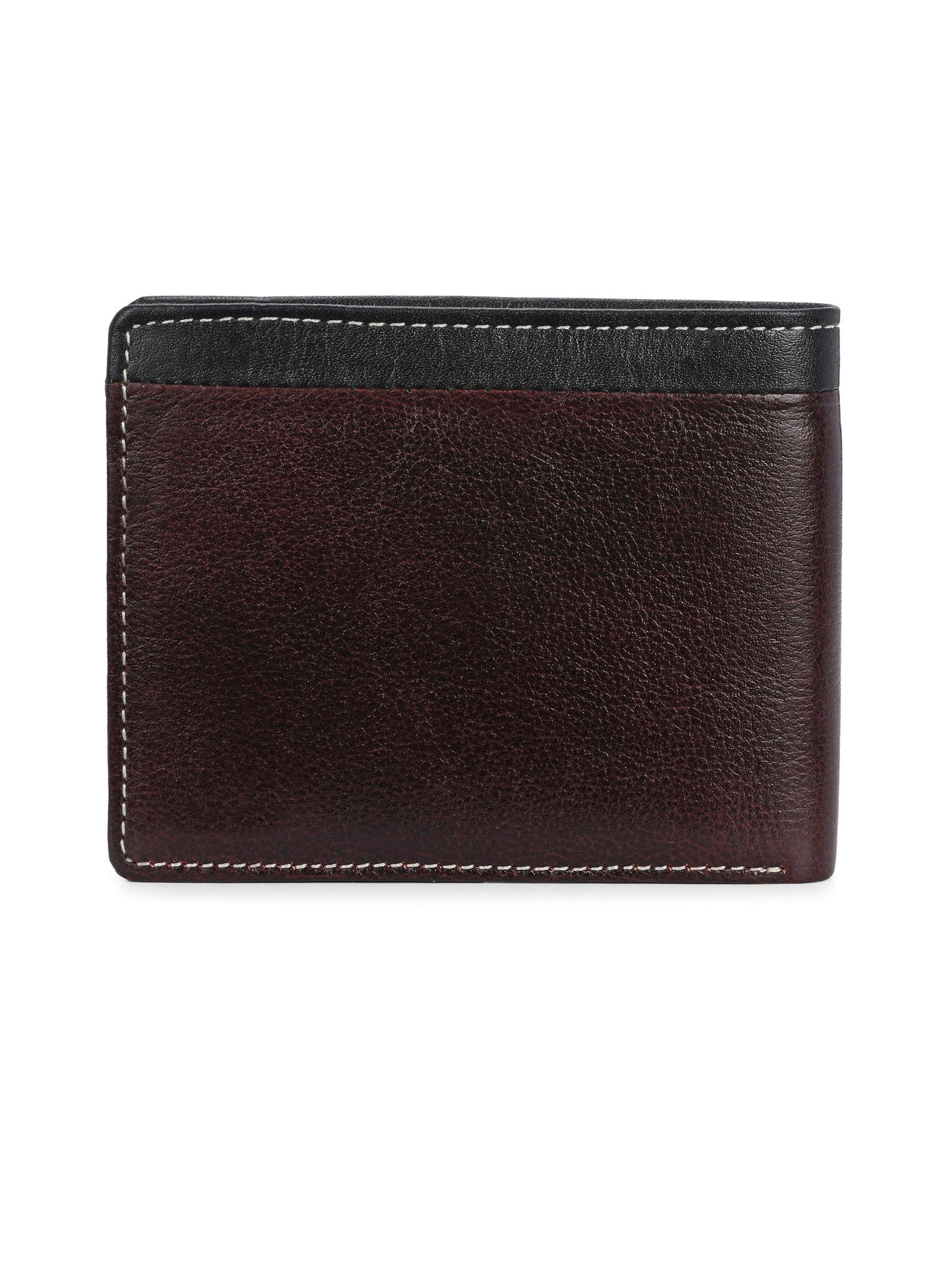 Textured Leather Two-Fold Wallets